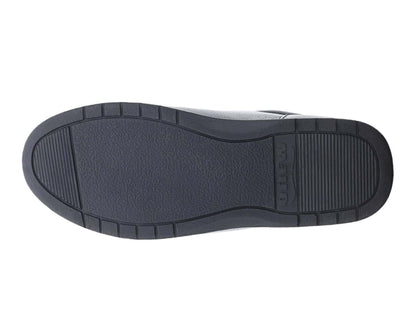 Drew Zip II Black Tumbled Nappa Leather