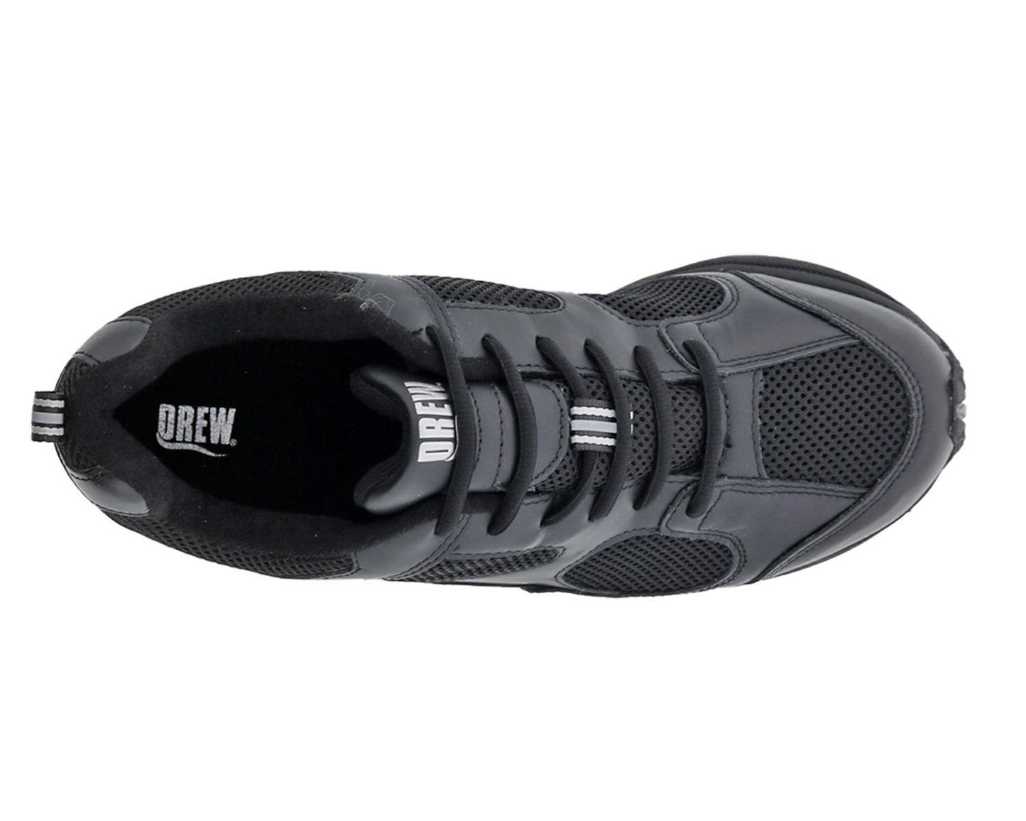 Drew Lightning II Black Leather/Mesh