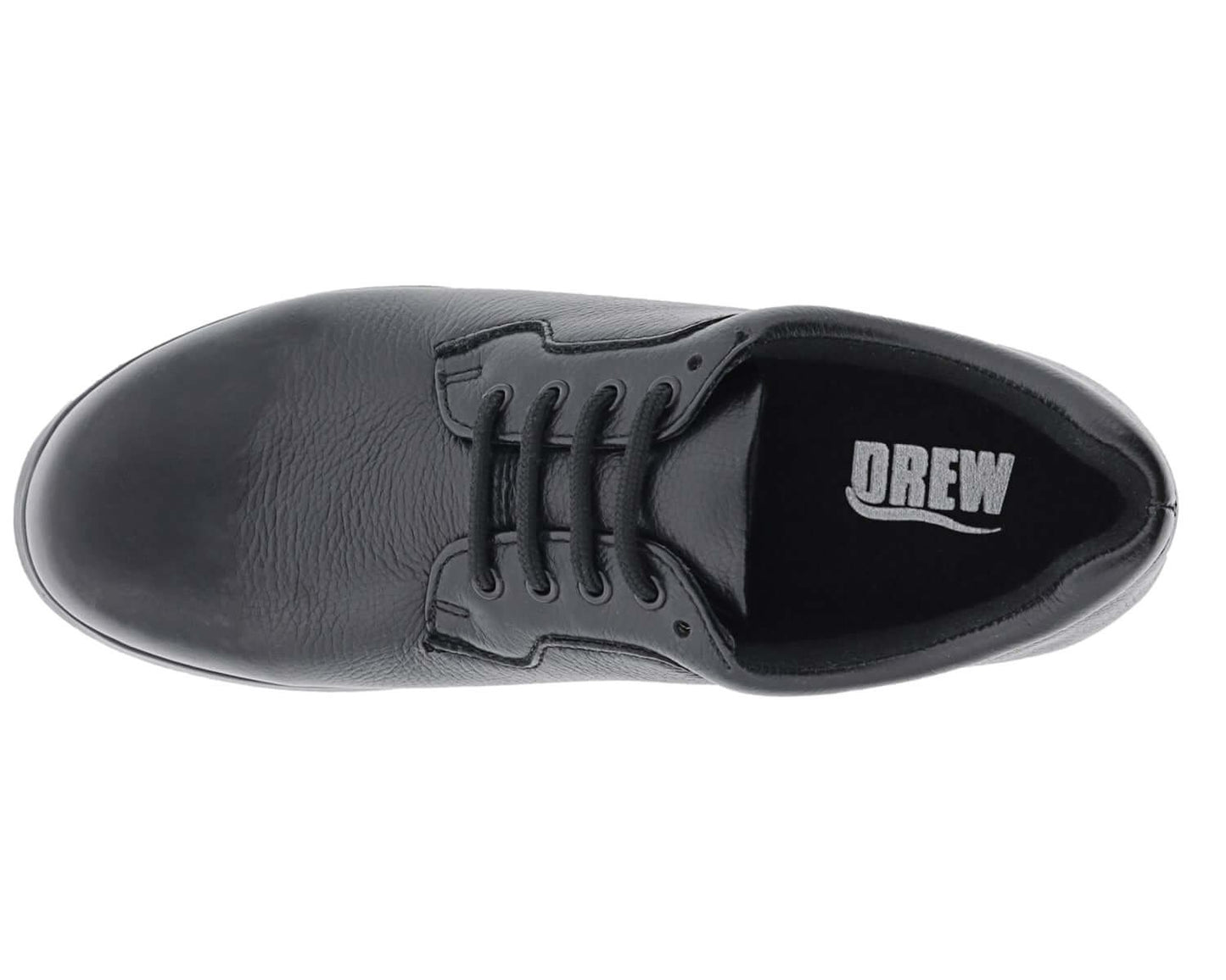 Drew Zip II Black Tumbled Nappa Leather