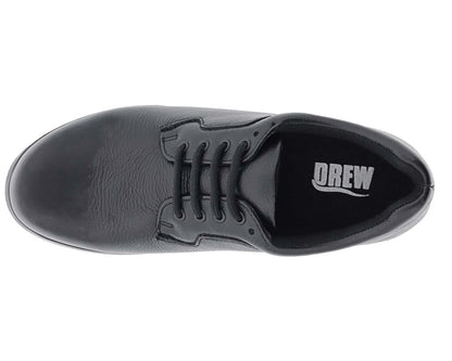 Drew Zip II Black Tumbled Nappa Leather