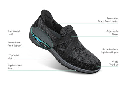 Orthofeet Amalya Black