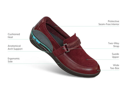 Orthofeet Chelsea Dark Cherry
