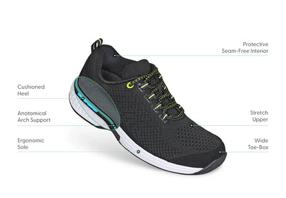 Orthofeet Coral Black