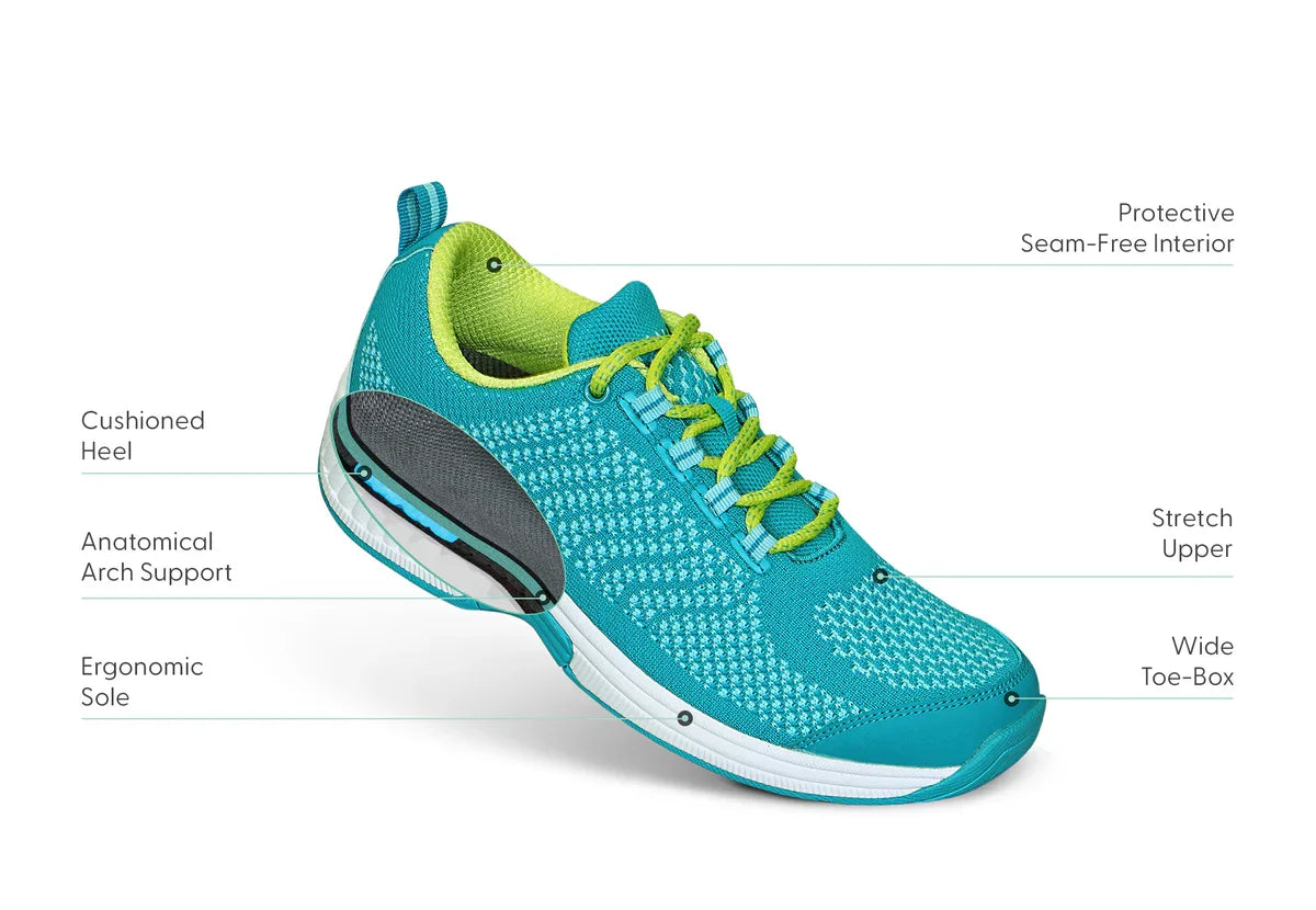 Orthofeet Coral Turquoise