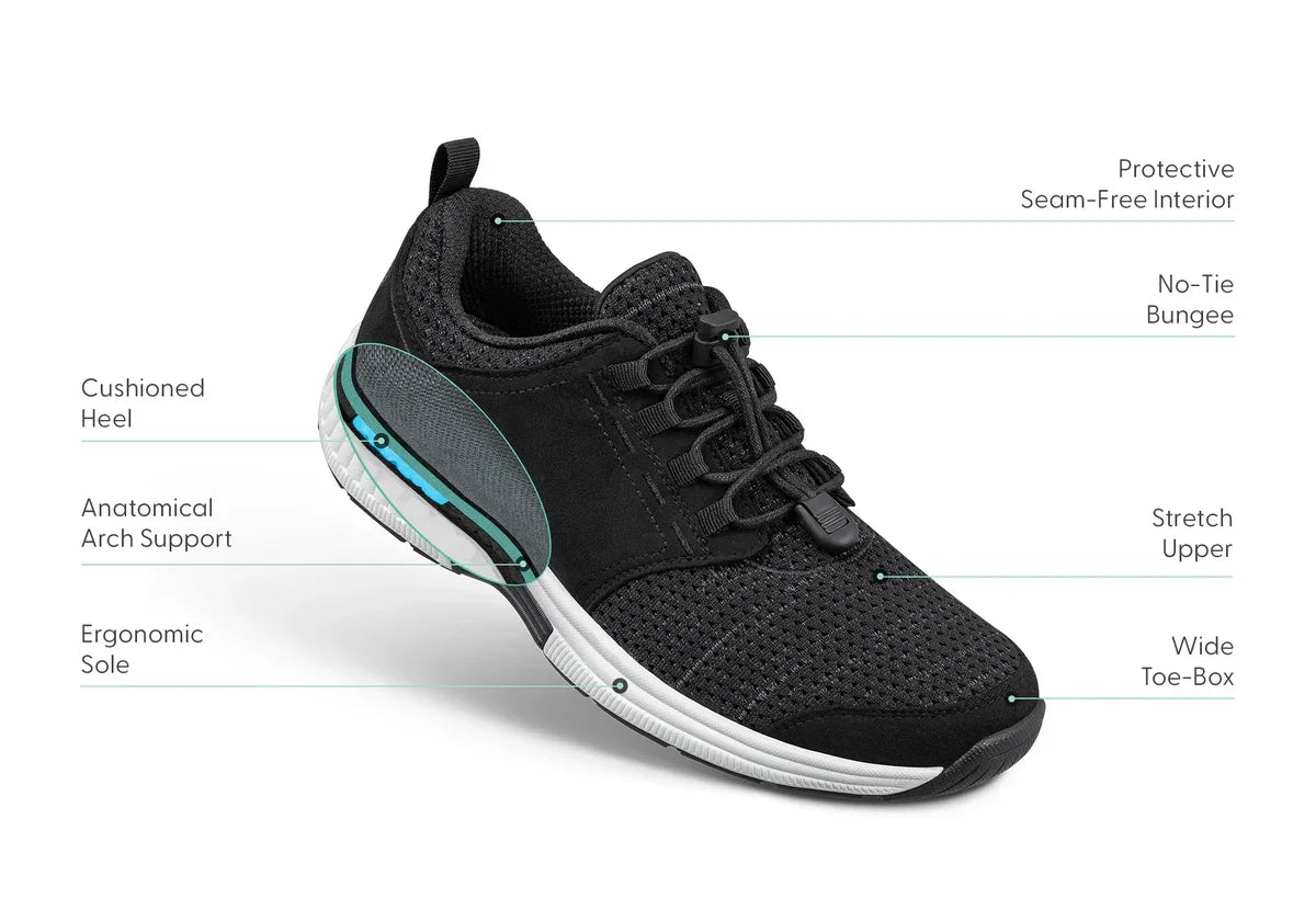 Orthofeet Francis Black