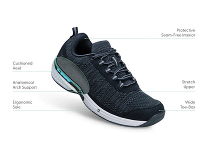 Orthofeet Lava Black