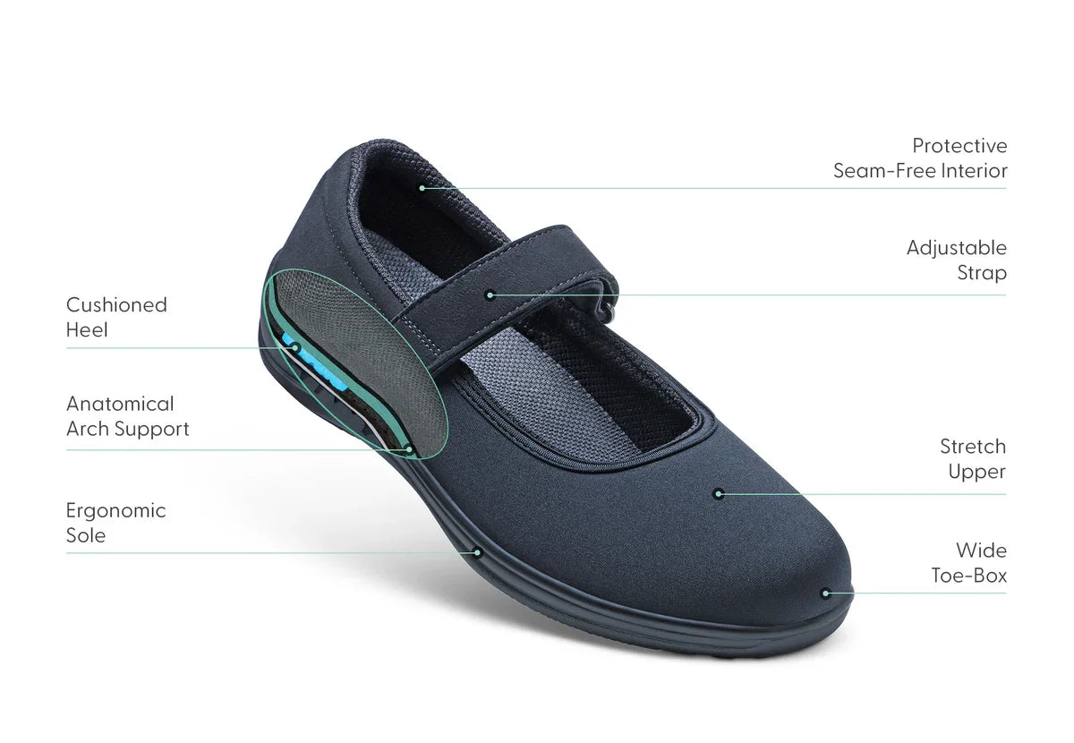 Orthofeet Springfield Black