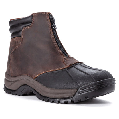 Propet Men's Blizzard Mid Zip Brown/Black