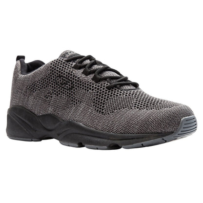 Propet Mens Stability Fly Dark Grey/Light Grey