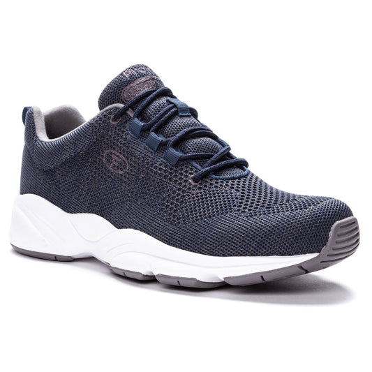 Propet Mens Stability Fly Navy/Grey