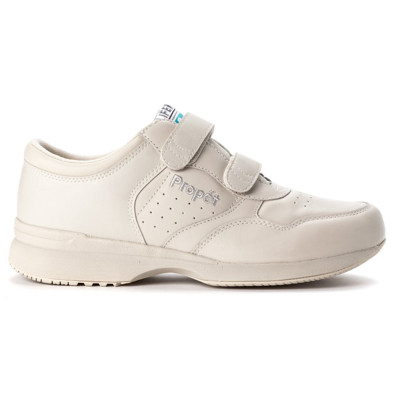 Propet Mens LifeWalker Strap Sports White