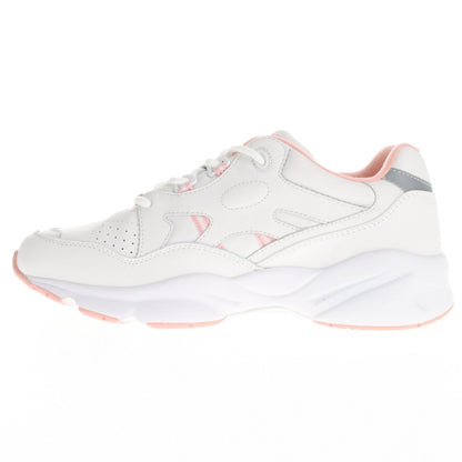 Propet Womens Stability Walker White/Pink