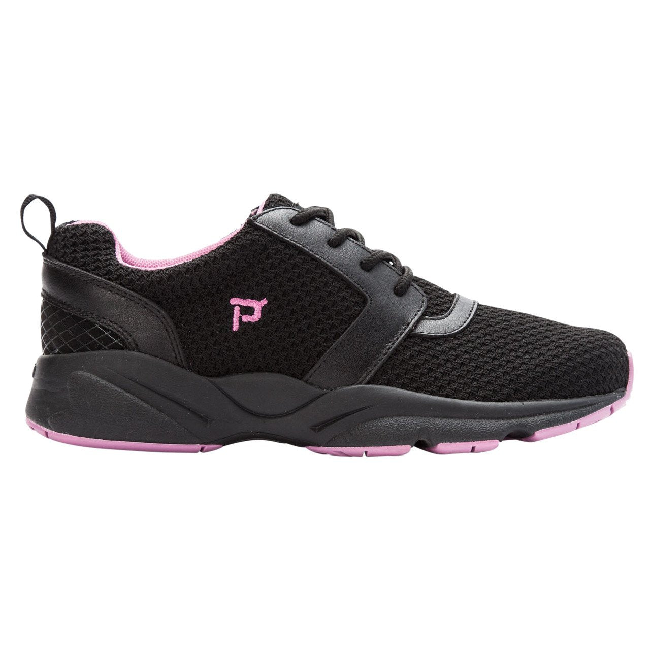 Propet Womens Stability X Black/Berry