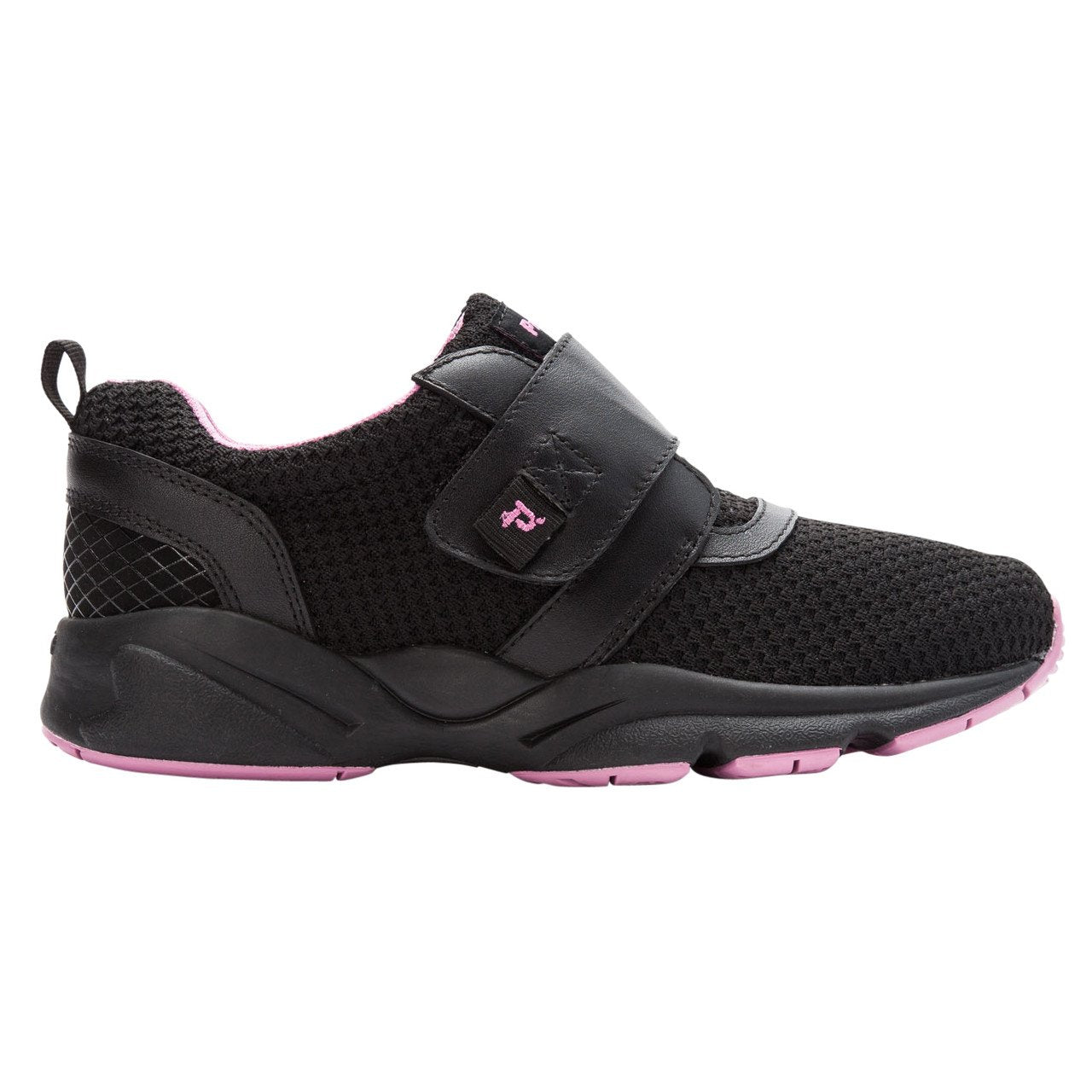 Propet Womens Stability X Strap Black/Berry