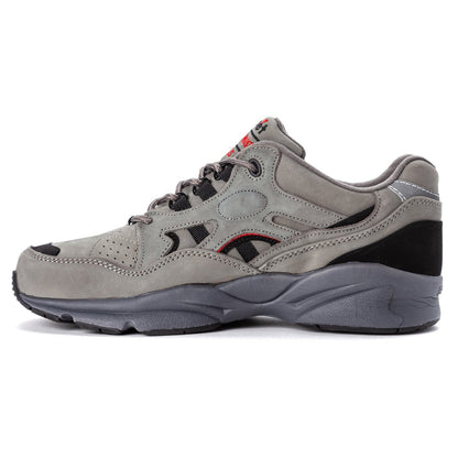Propet Mens Stability Walker Grey/Black Nubuck