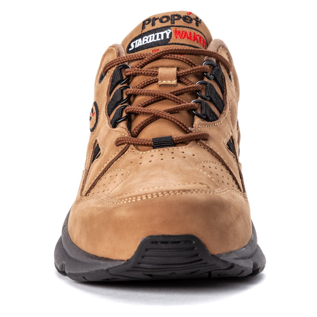 Propet Mens Stability Walker Choco/Black Nubuck
