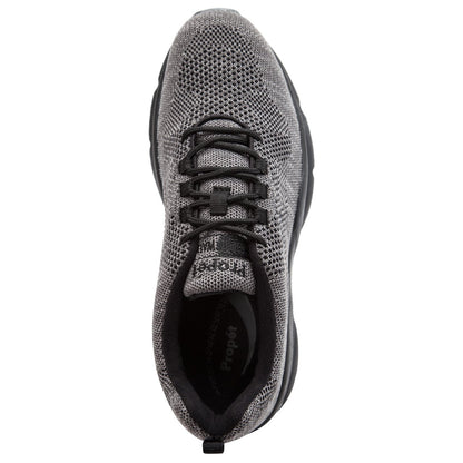 Propet Mens Stability Fly Dark Grey/Light Grey