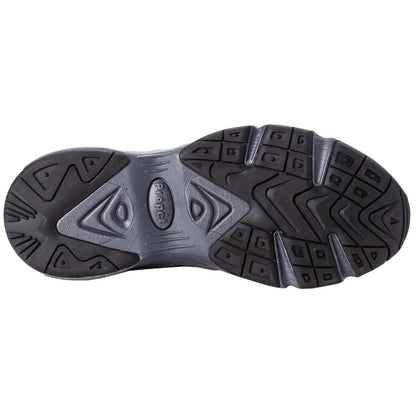 Propet Mens Stability Walker Grey/Black Nubuck