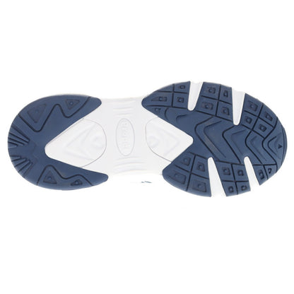 Propet Mens Stability Walker White/Navy