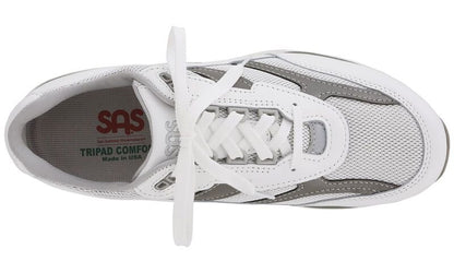 SAS Journey Mesh White/Gray