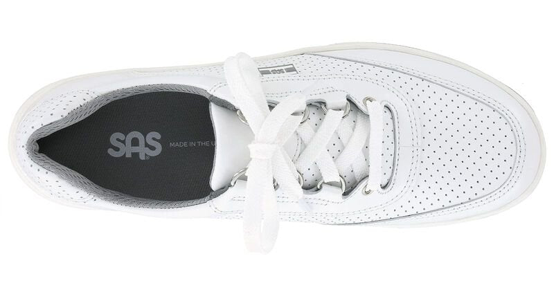 SAS Sporty Lux White Perf