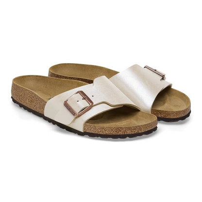 Birkenstock Catalina Birko-Flor Graceful Pearl White
