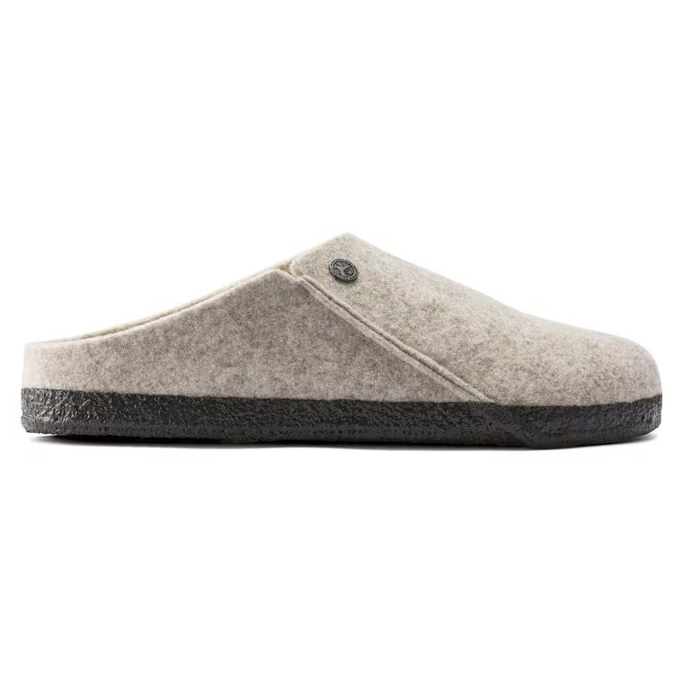 Birkenstock Zermatt Shearling Wool Felt Eggnog/Eggshell