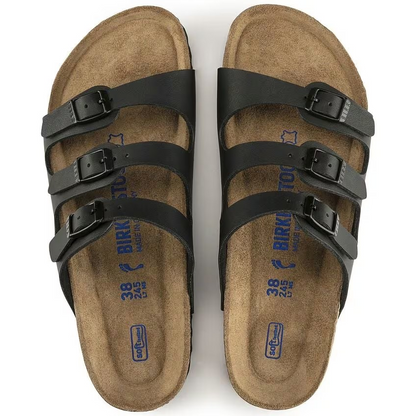 Birkenstock Florida Soft Footbed Birko-Flor Black