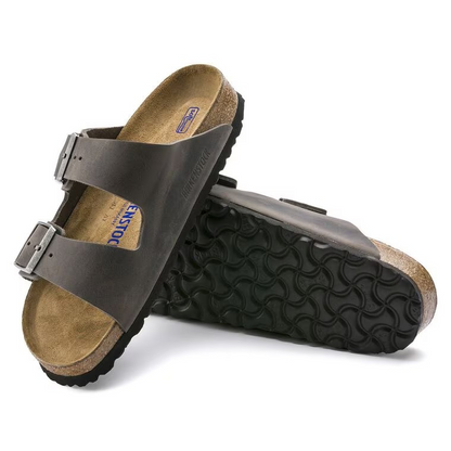 Birkenstock Arizona Soft Footbed Oiled Leather Iron