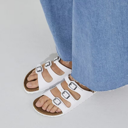 Birkenstock Synthetics Florida White