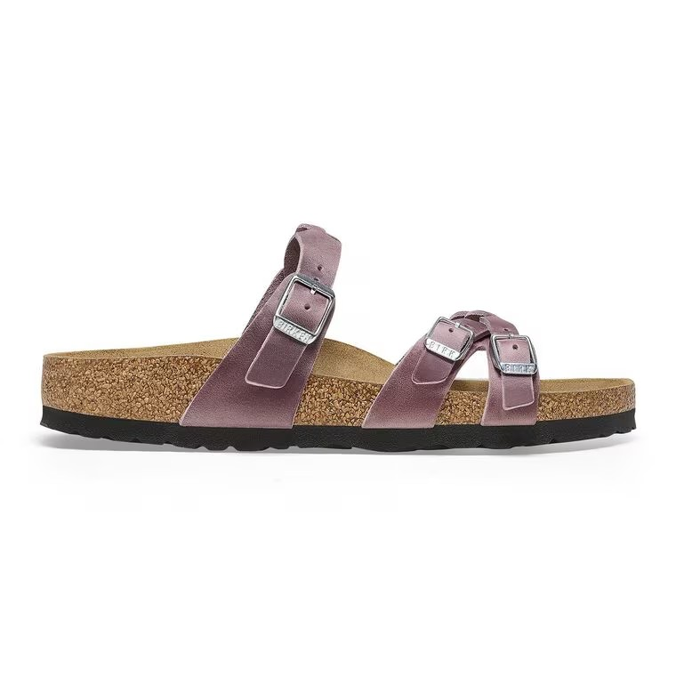 Birkenstock Franca Braided Oiled Leather Lavender