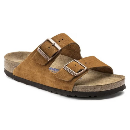 Birkenstock Arizona Soft Footbed Suede Leather Mink