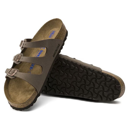 Birkenstock Florida Soft Footbed Birkibuc Mocca