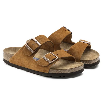 Birkenstock Arizona Soft Footbed Suede Leather Mink