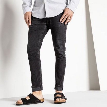 Birkenstock Arizona Soft Footbed Suede Leather Black