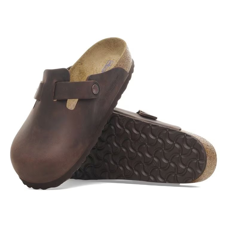 Birkenstock Boston Soft Footbed Oiled Leather Habana