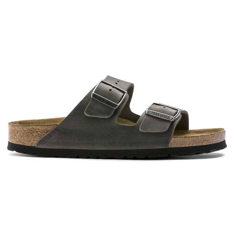 Birkenstock Arizona Soft Footbed Oiled Leather Iron