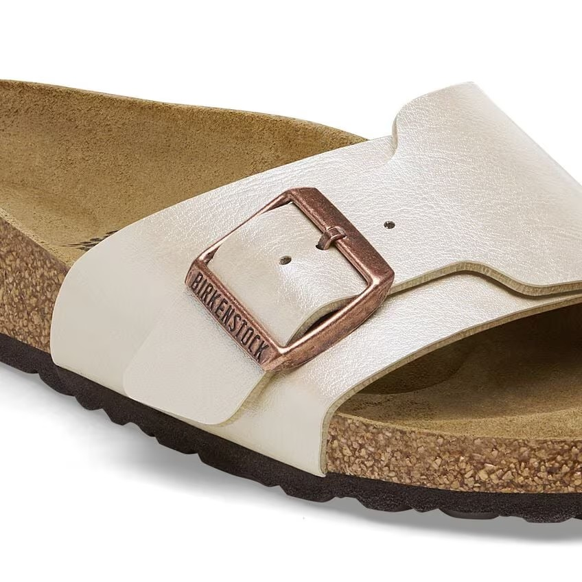 Birkenstock Catalina Birko-Flor Graceful Pearl White