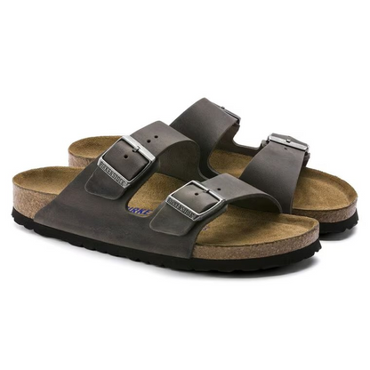 Birkenstock Arizona Soft Footbed Oiled Leather Iron