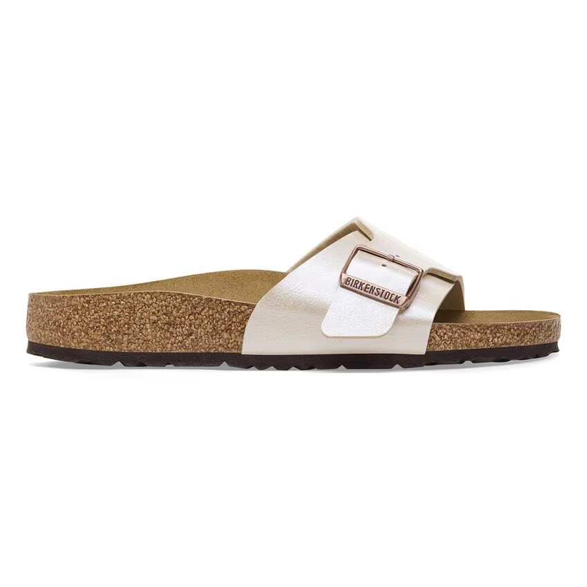 Birkenstock Catalina Birko-Flor Graceful Pearl White