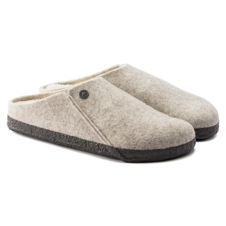 Birkenstock Zermatt Shearling Wool Felt Eggnog/Eggshell