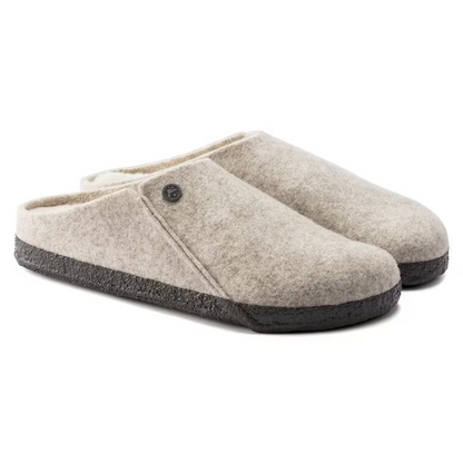 Birkenstock Zermatt Shearling Wool Felt Eggnog/Eggshell
