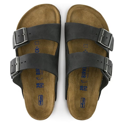Birkenstock Arizona Soft Footbed Oiled Leather Black