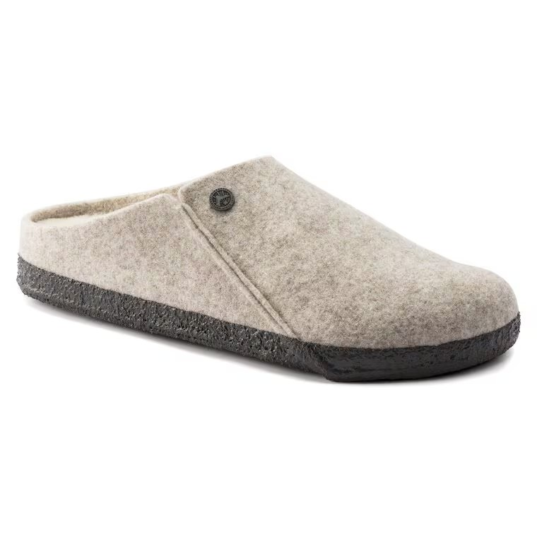 Birkenstock Zermatt Shearling Wool Felt Eggnog/Eggshell