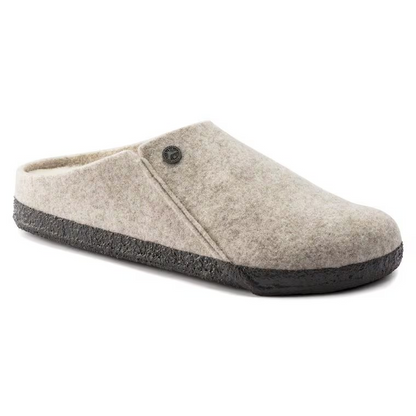 Birkenstock Zermatt Shearling Wool Felt Eggnog/Eggshell