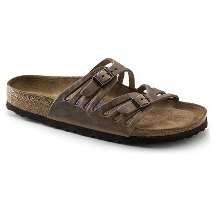Birkenstock Granada Soft Footbed Oiled Leather Tabacco Brown