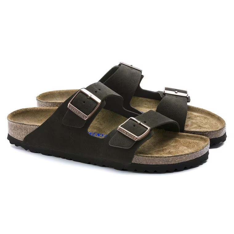 Birkenstock Arizona Soft Footbed Suede Leather Mocha