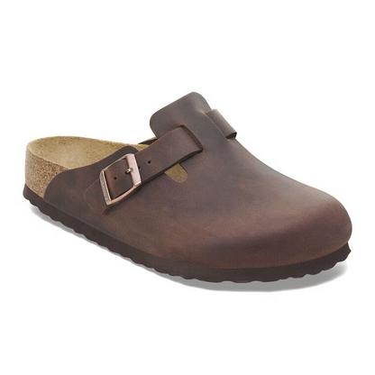 Birkenstock Boston Soft Footbed Oiled Leather Habana