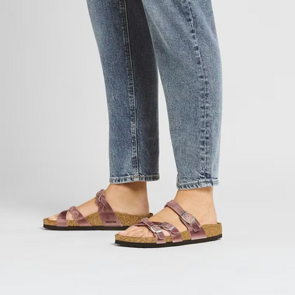 Birkenstock Franca Braided Oiled Leather Lavender
