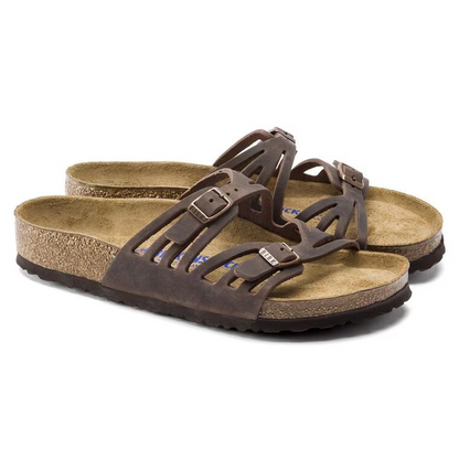 Birkenstock Granada Soft Footbed Oiled Leather Habana